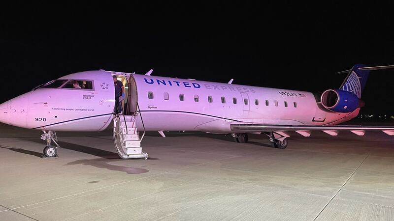 A United Airlines plane from Springfield, Missouri, made an emergency landing in Waco, Texas,...