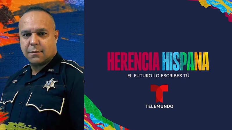 El agente Bendavid Rivera dice que su misión en la vida es servir a Dios, a la familia, al...