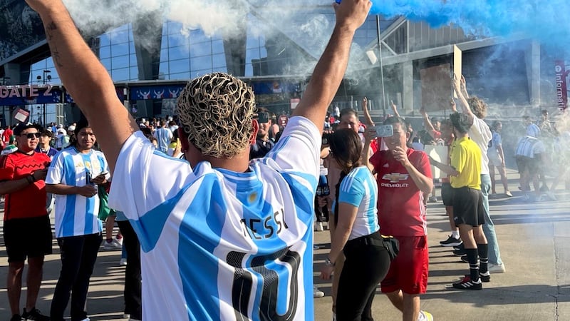 The Copa America match between Argentina and Canada brought a sellout crowd at Mercedes-Benz...