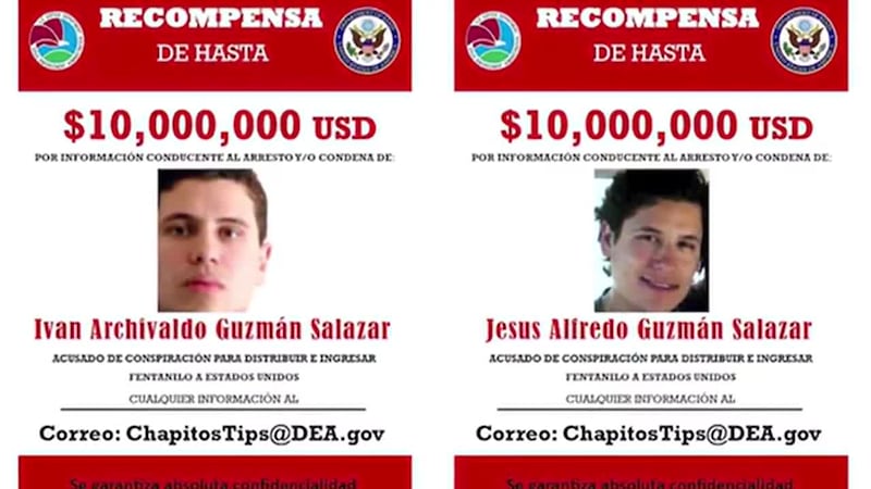 Dos de los hijos de 'El Chapo' aún prófugos podrían estar explorando una salida negociada para...